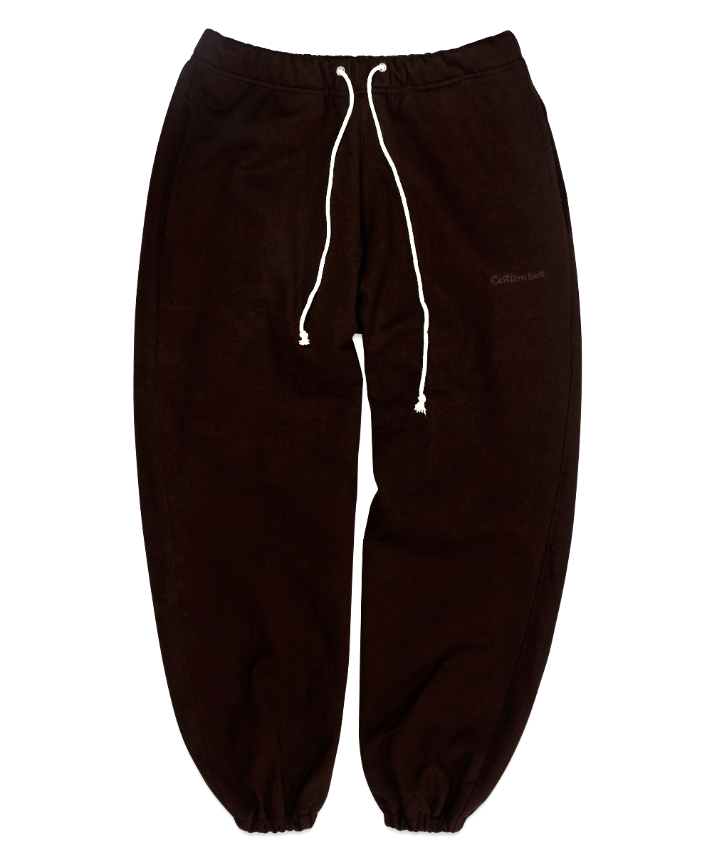 Heavy Cotton Sweatpants - Reddish Brown