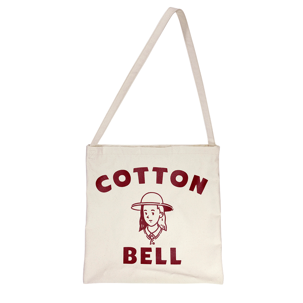 Cottonbell Logo Cross Bag - Ecru