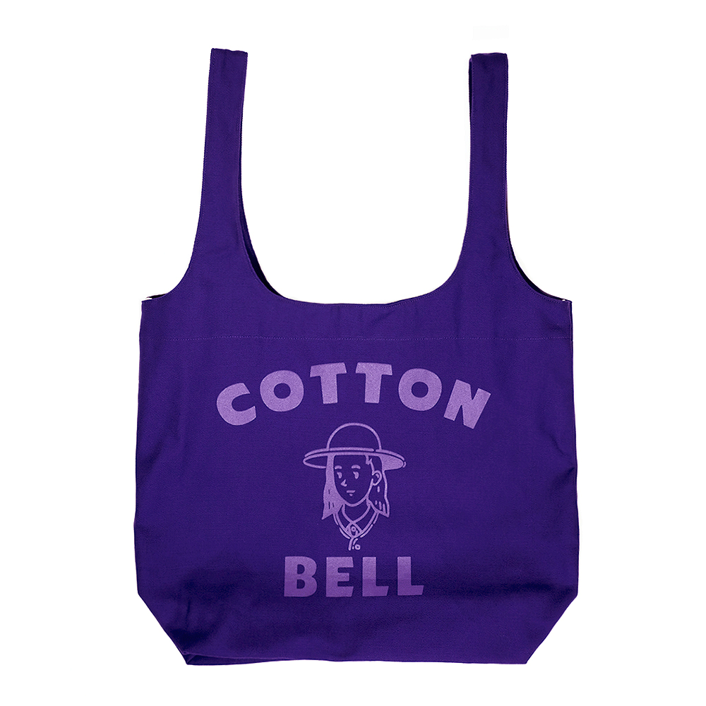 Cottonbell Logo Shopper Bag - Puple