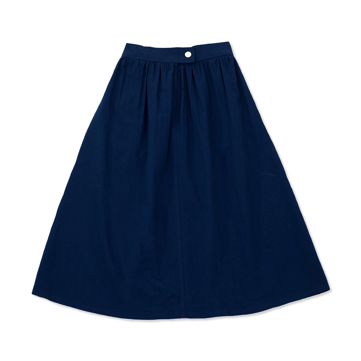 Shirring Banding Skirt - Navy