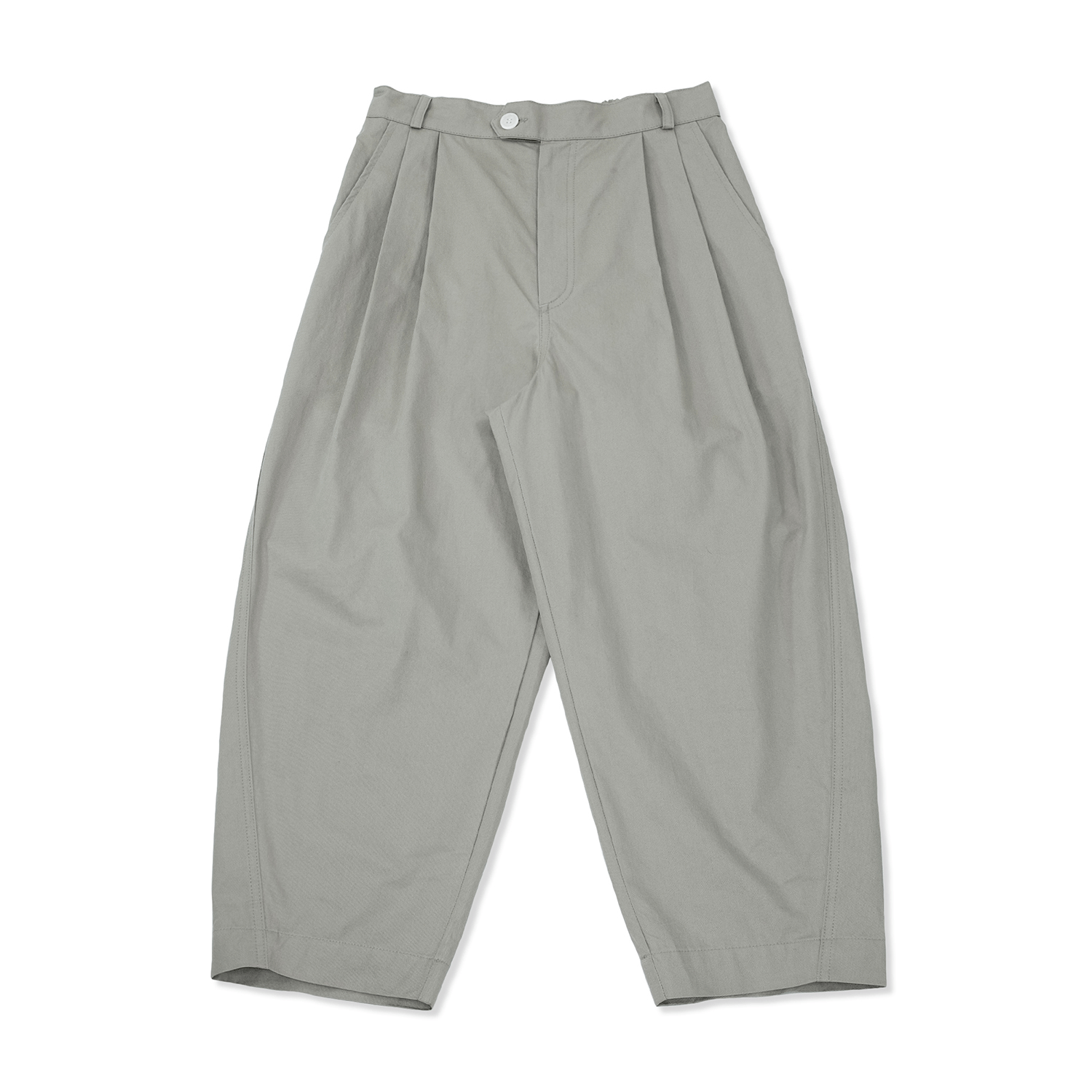 Wide Slim Pants - French Gray