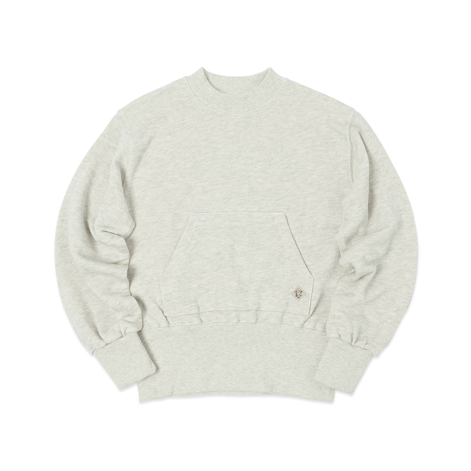 Soft Cotton Sweatshirt - Ash Gray