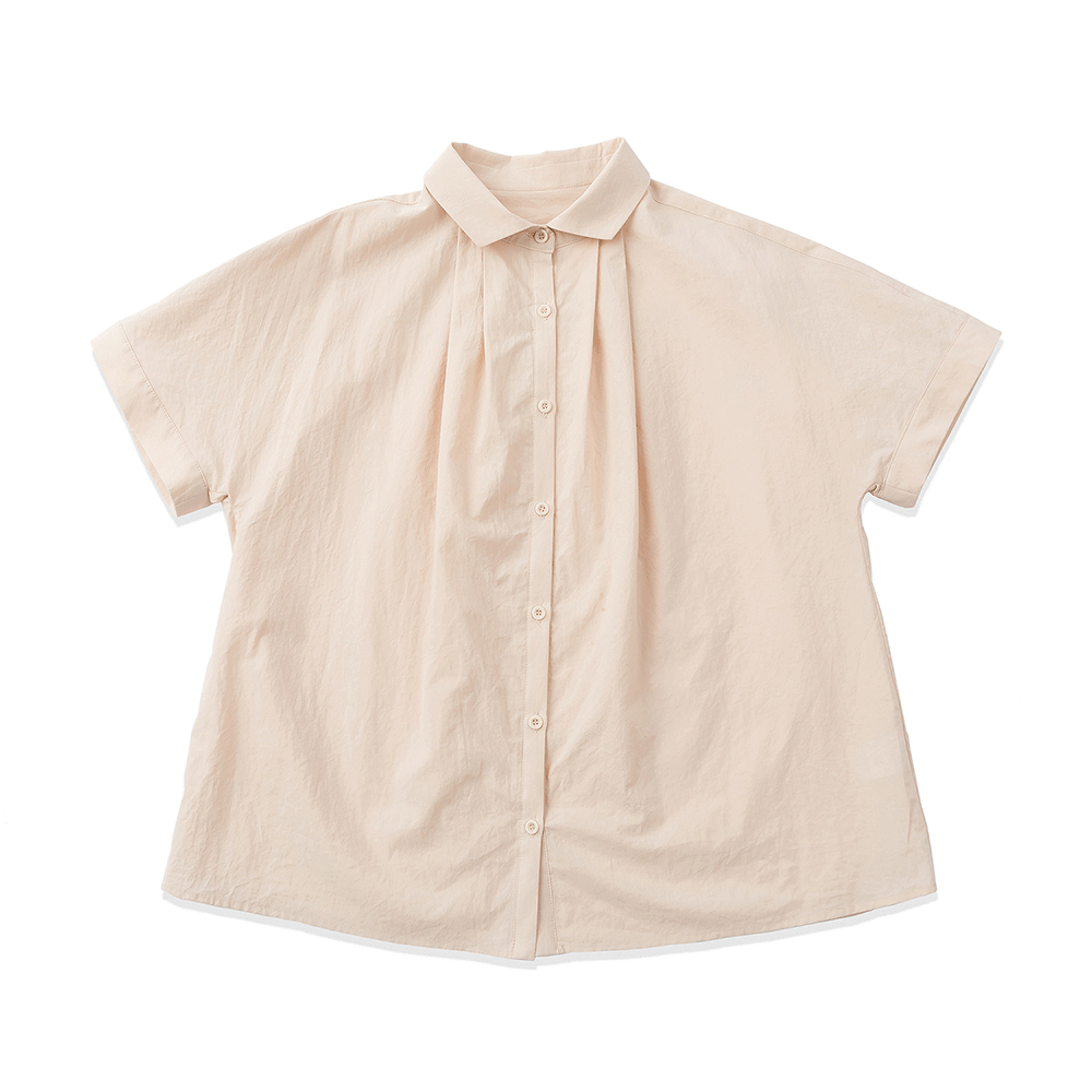 Wide Collar Shirts - Carnation Pink