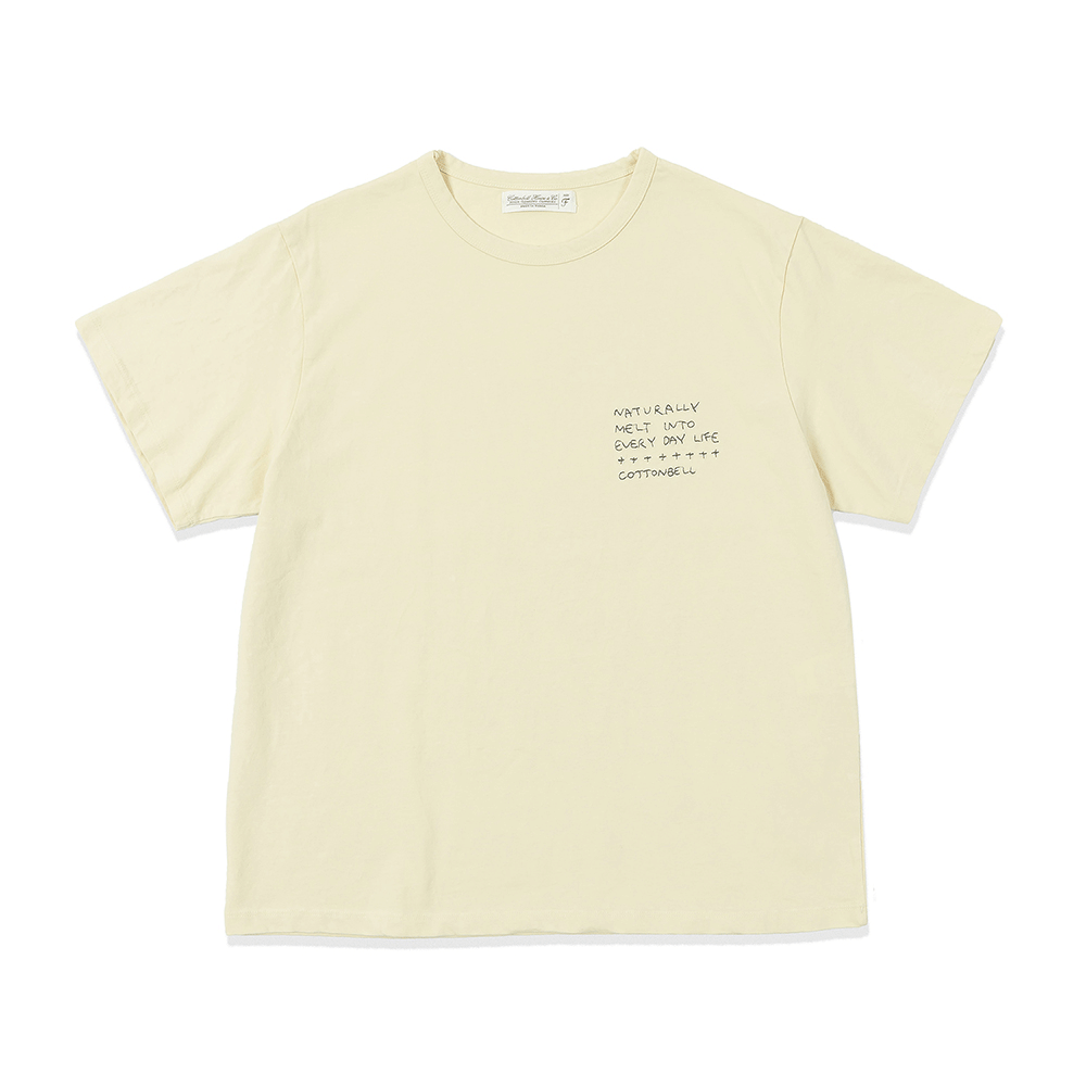 Embroider T-Shirts - Pale Yellow
