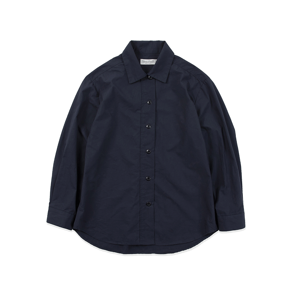 Wide Placket Shirts - Navy