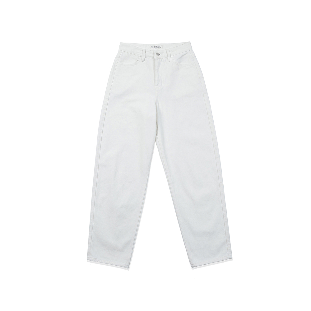 Cotton Tapered Pants - White