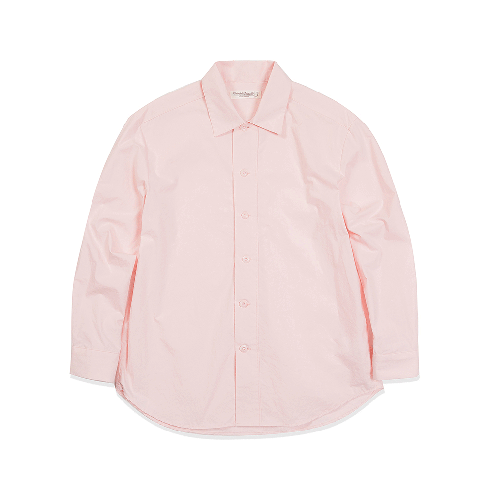 Wide Placket Shirts - Pink