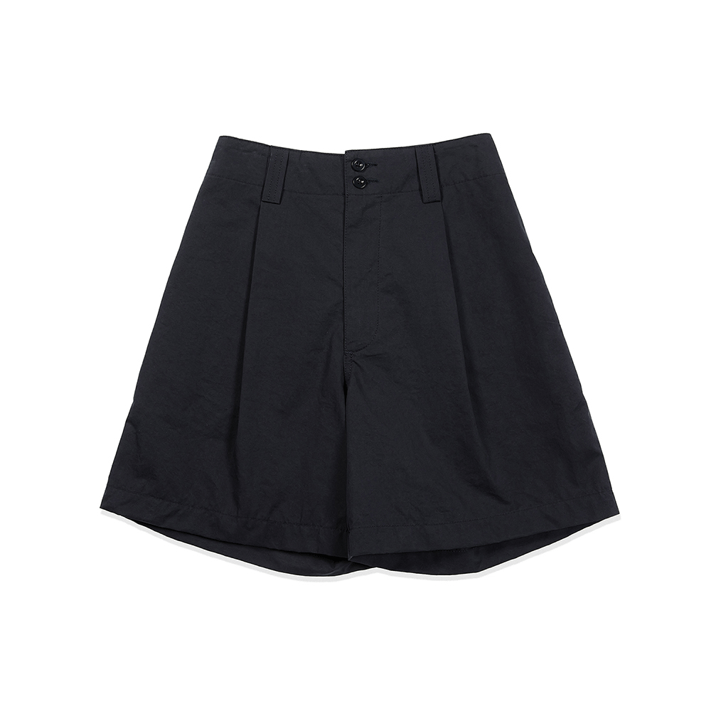 Two Button Half Pants - Navy