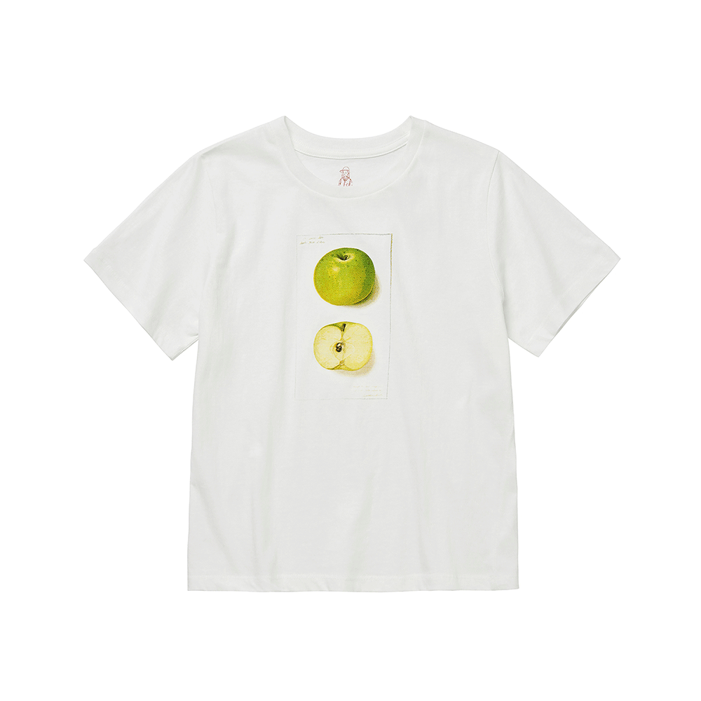 Printed T-Shirt - Apple White