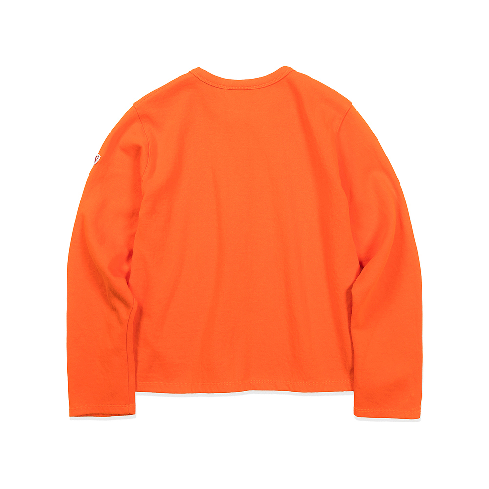 긴팔 티셔츠 오렌지 색상 이미지-S1L22