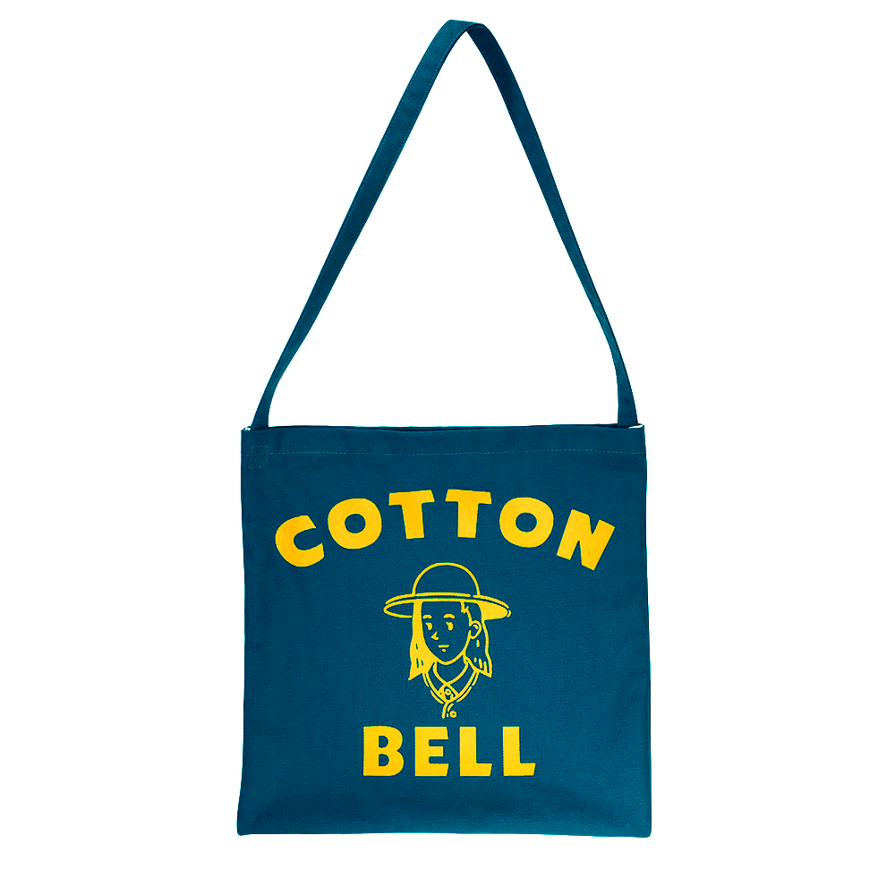 Cottonbell Logo Cross Bag - Blue Green